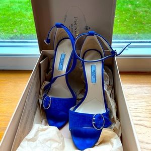 *PRADA* ankle strap heel